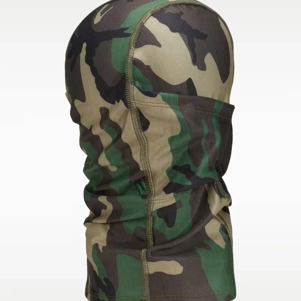Nike Pro Therma-Fit Hyperwarm Hood Football Green Camouflage One Size NEW IN BOX